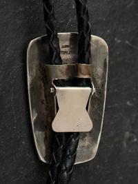 Sterling Silver and Turquoise Bear Paw Bolo Tie