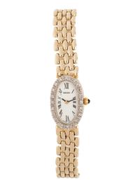 SEIKO, 14K YELLOW GOLD AND DIAMOND WATCH