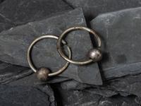 Early Navajo Hoop Earrings, Collected by Hoffman Birney (1891-1958)