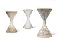 Three Hourglass Planters France, c. 1960