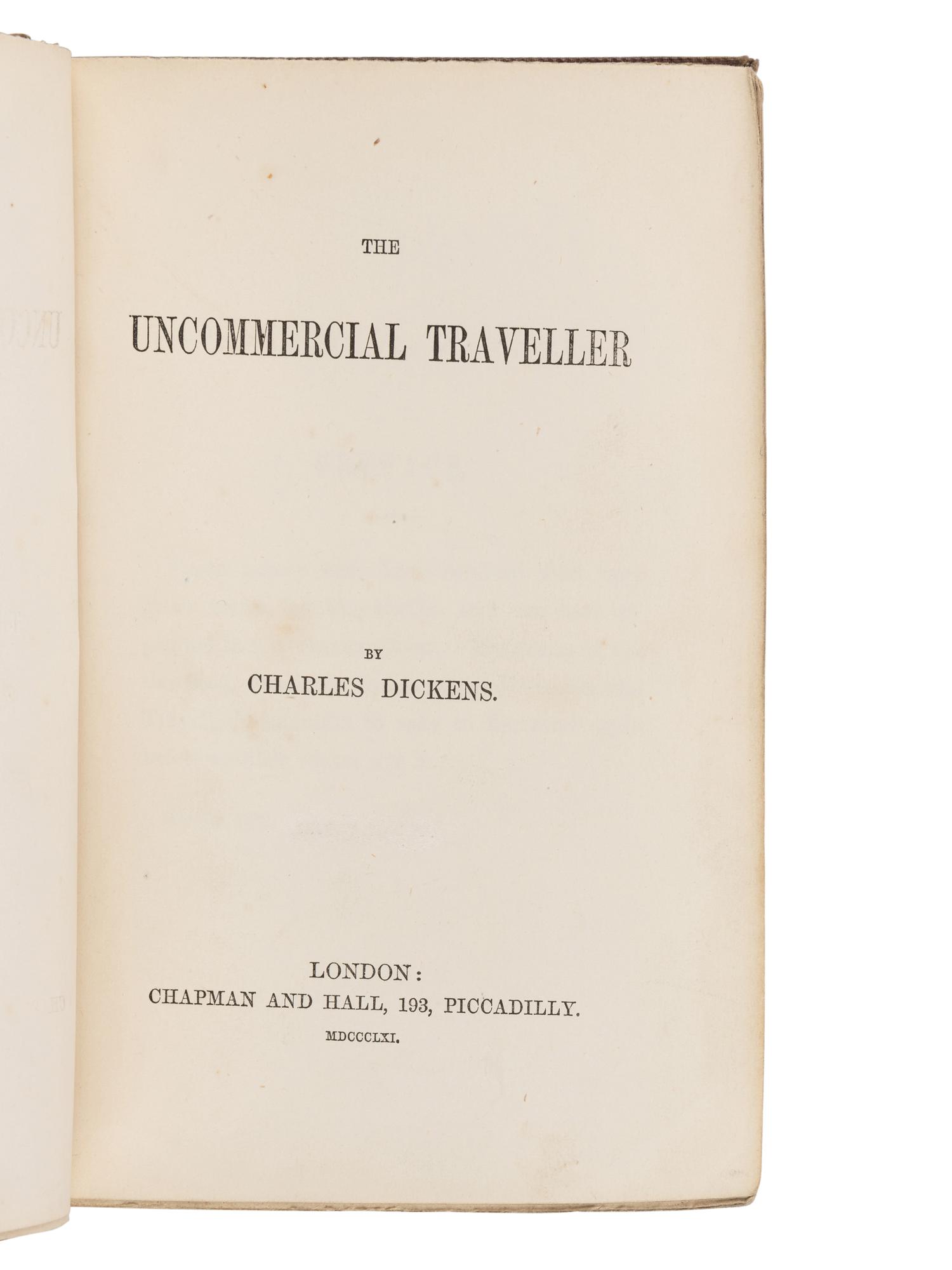 DICKENS, Charles (1812-1870). Pictures From Italy . London: for the author by Bradbury & Evans, 1846.