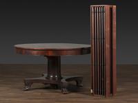 A Classical Mahogany Extension Hairy Paw Foot Dining Table