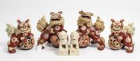 A Group of Four Kutani Porcelain Figures Height of tallest 9 1/2 inches. — 20TH CENTURY