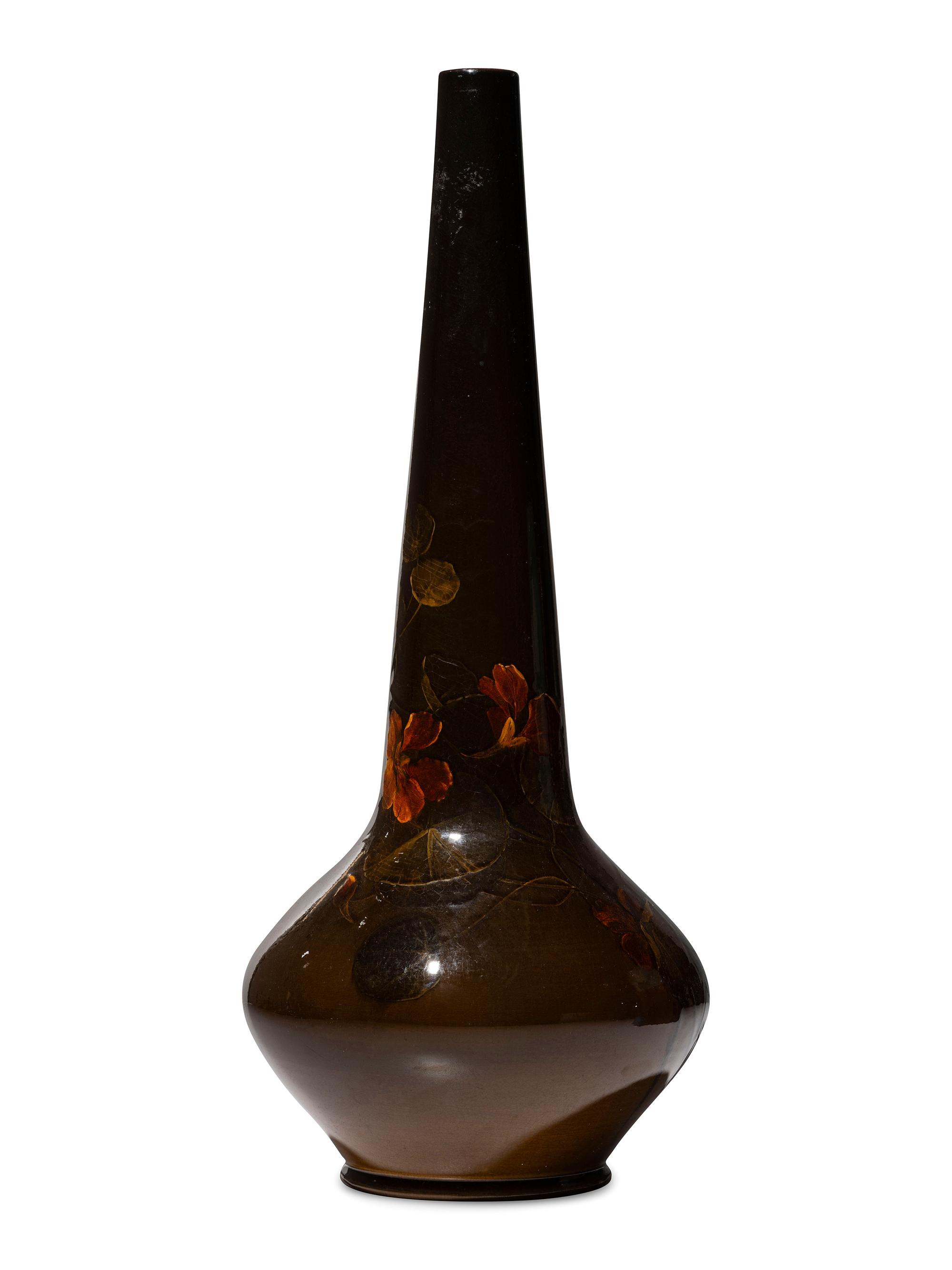 A Matthew Daly for Rookwood Pottery Iris Glaze Vase