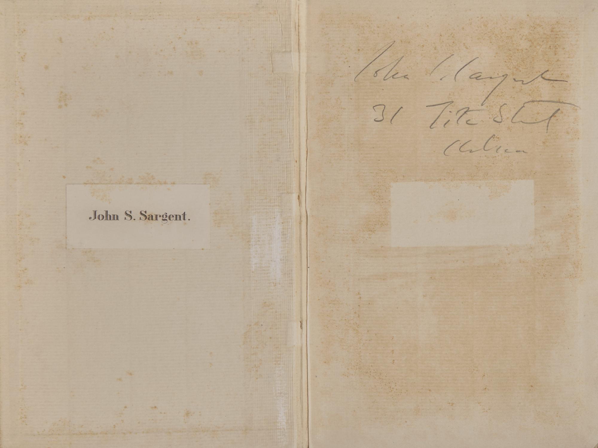 [Art] [Sargent, John Singer] Synge, John M. The Works of John M. Synge