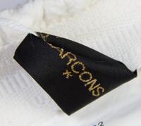 A Comme des Garcons White Cotton Skirt Ensemble, Size M.