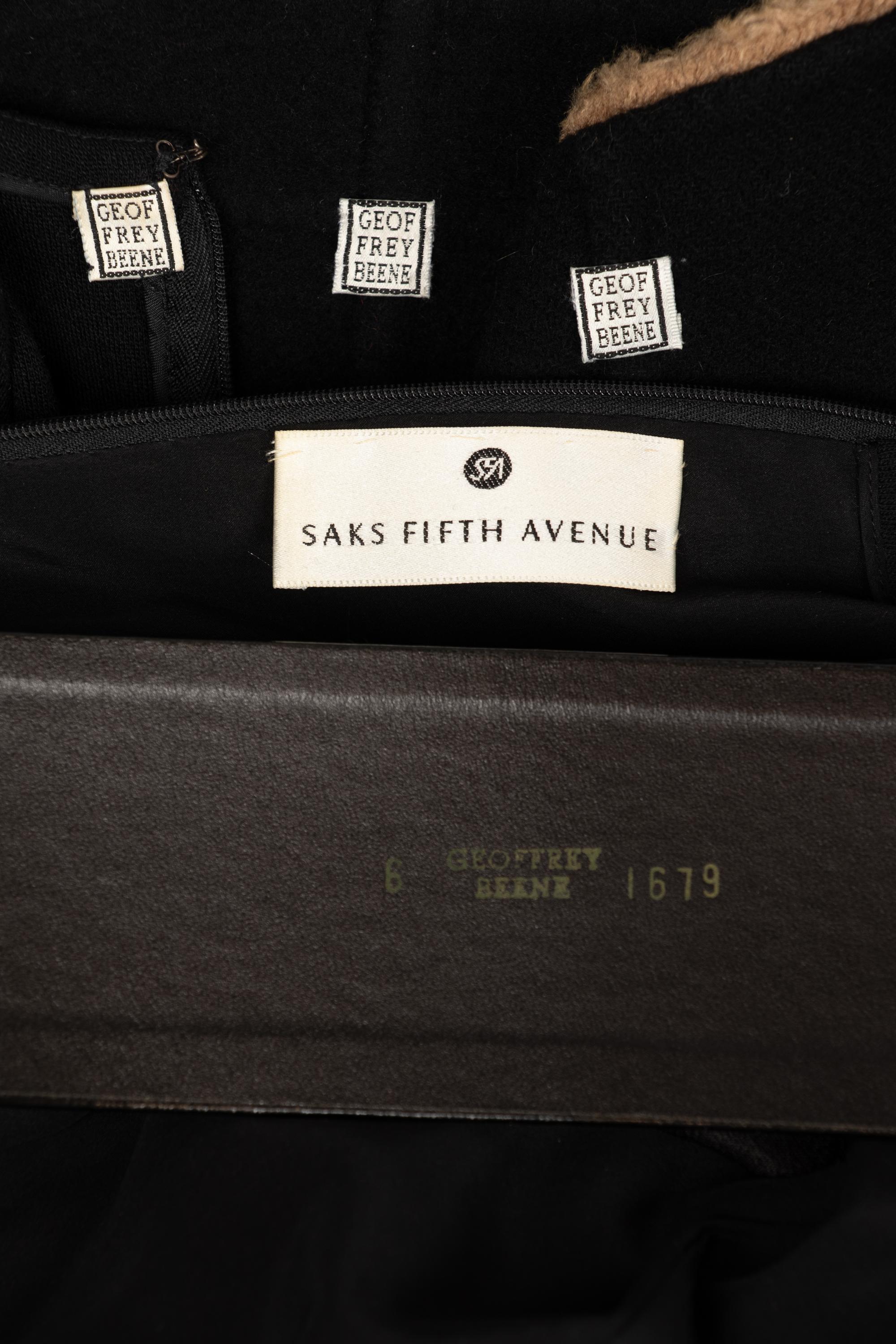 Four Geoffrey Beene Items: Two Coats & Two Jumpsuits, 1980-90s