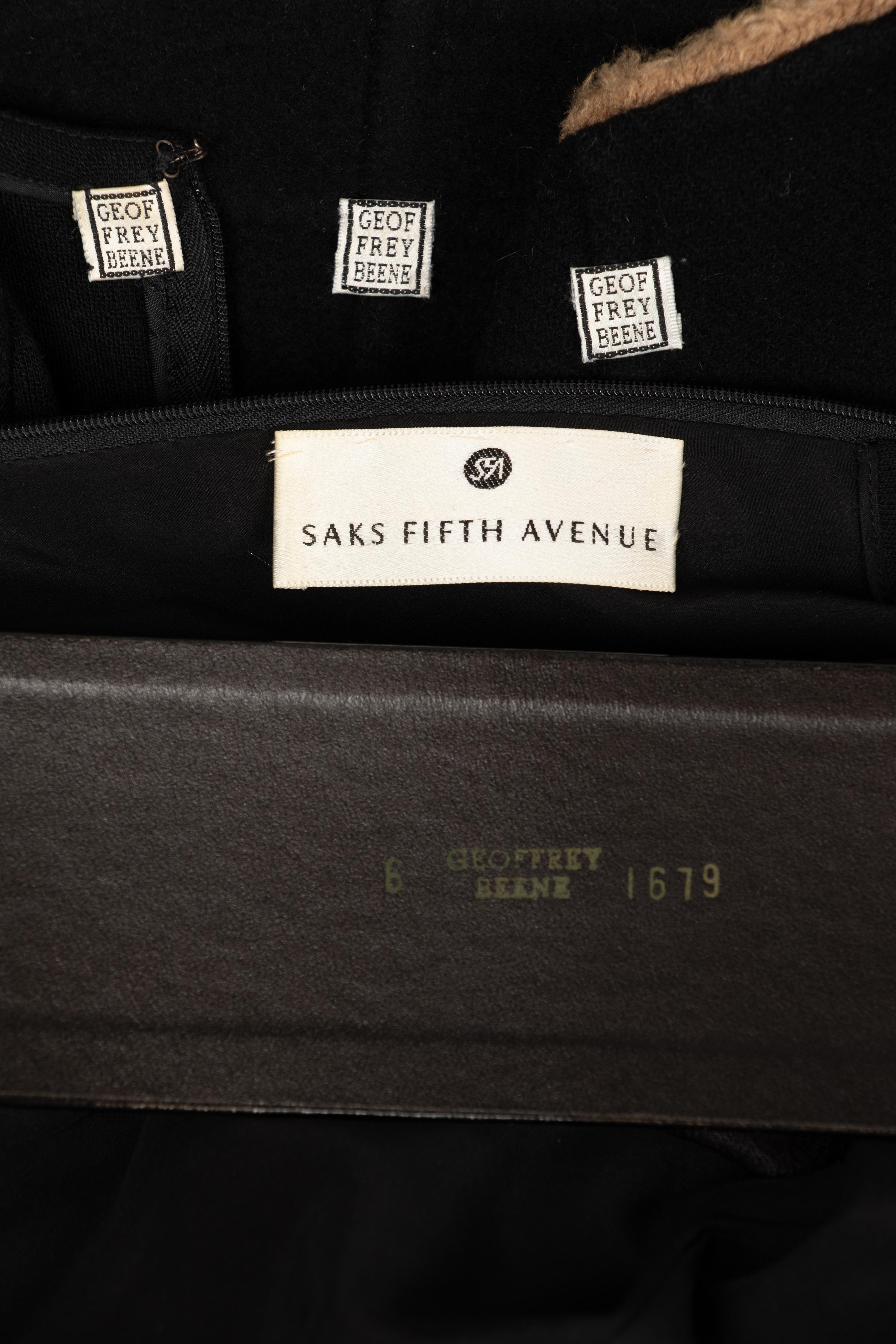 Four Geoffrey Beene Items: Two Coats & Two Jumpsuits, 1980-90s