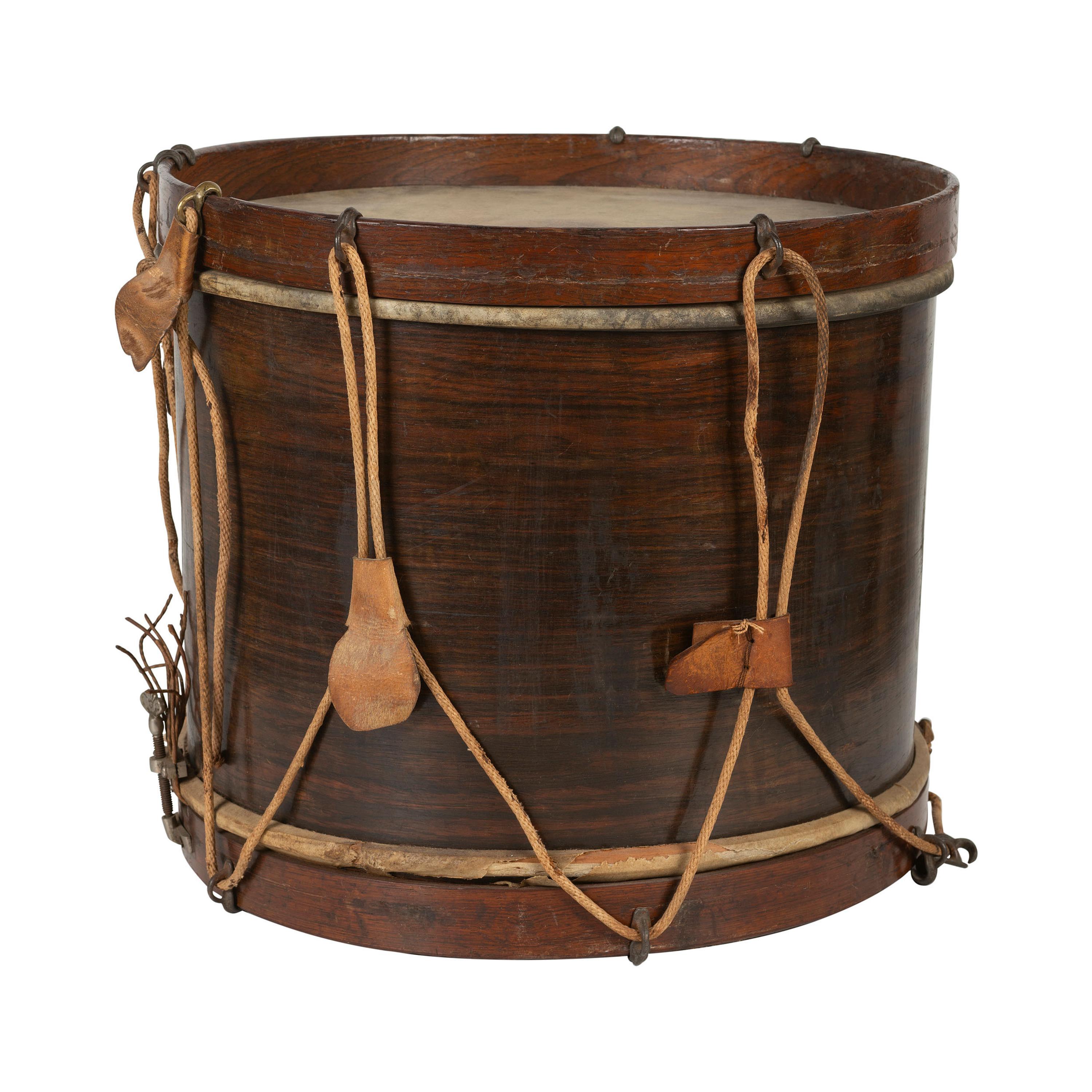 Civil War-era William Hall & Son Field Drum Presented to Priv. John Stephenson by Officers of the 48th NY Infantry