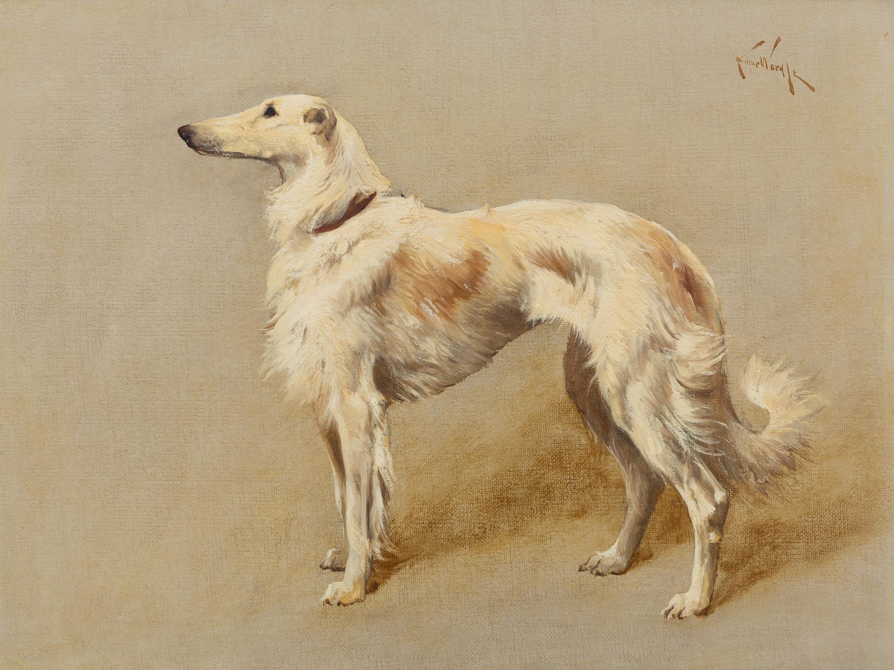 Arthur Wardle (British, 1864-1949) — Portrait of a Borzoi