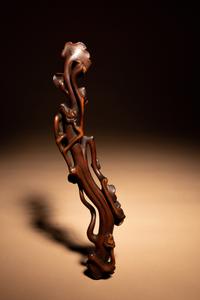 A Chinese Boxwood 'Lingzhi' Ruyi Scepter