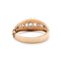 SAPPHIRE, DIAMOND AND ENAMEL BANGLE BRACELET
