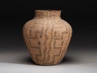 Apache Figural Basketry Olla
