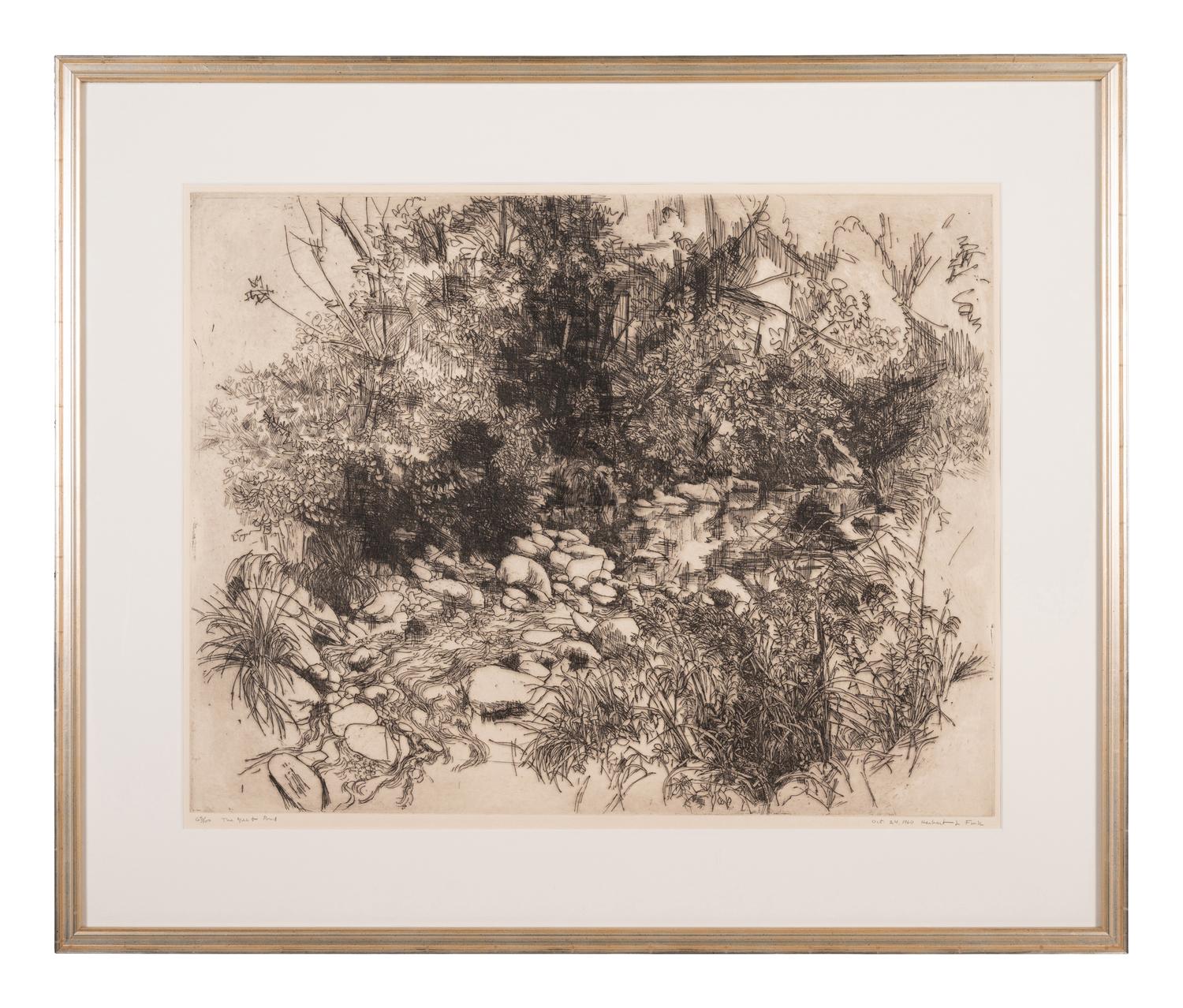 A Group of Four Works on Paper by 20th Century American Artists