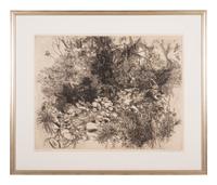 A Group of Four Works on Paper by 20th Century American Artists
