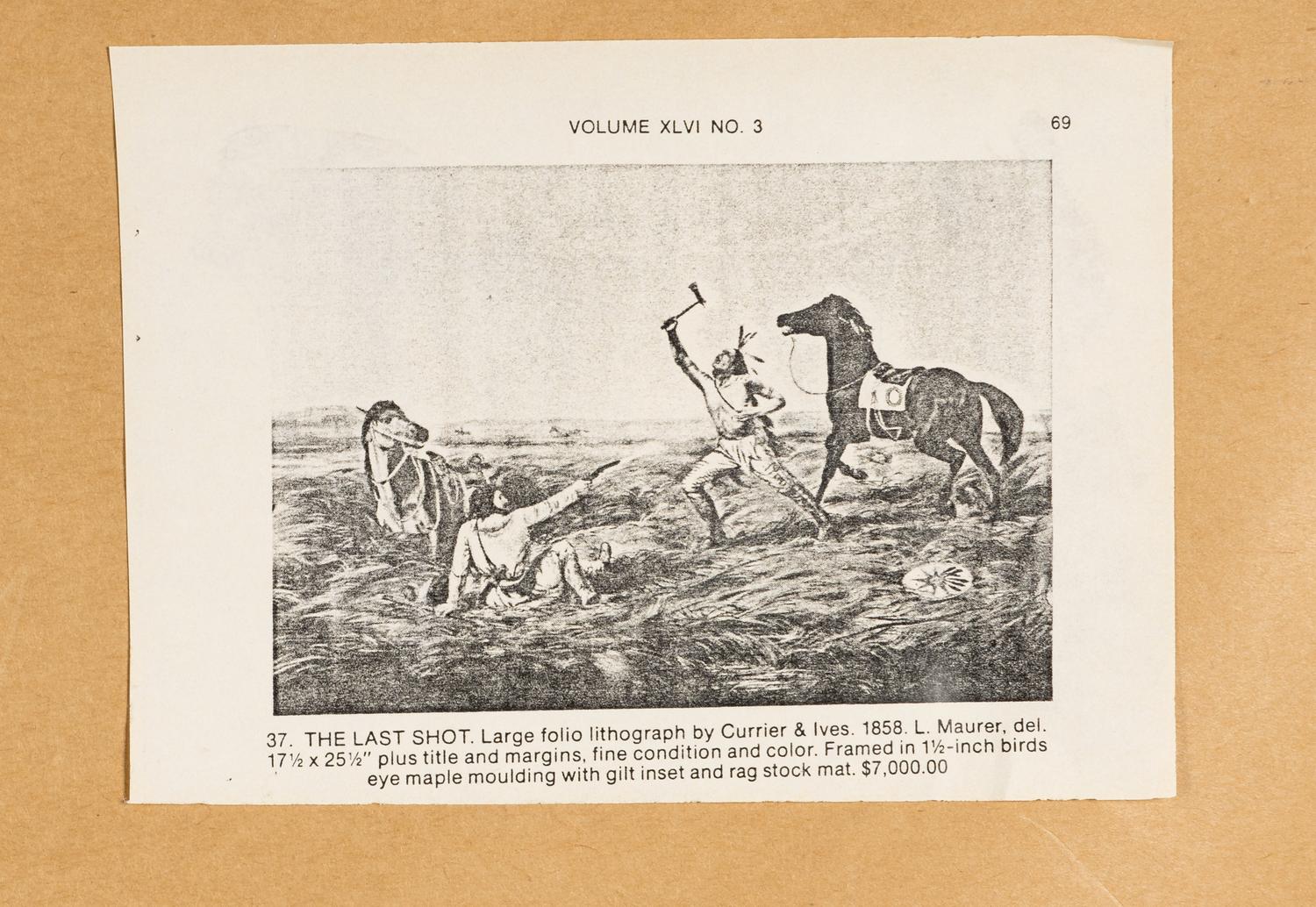CURRIER and IVES, publishers -- After Louis Maurer