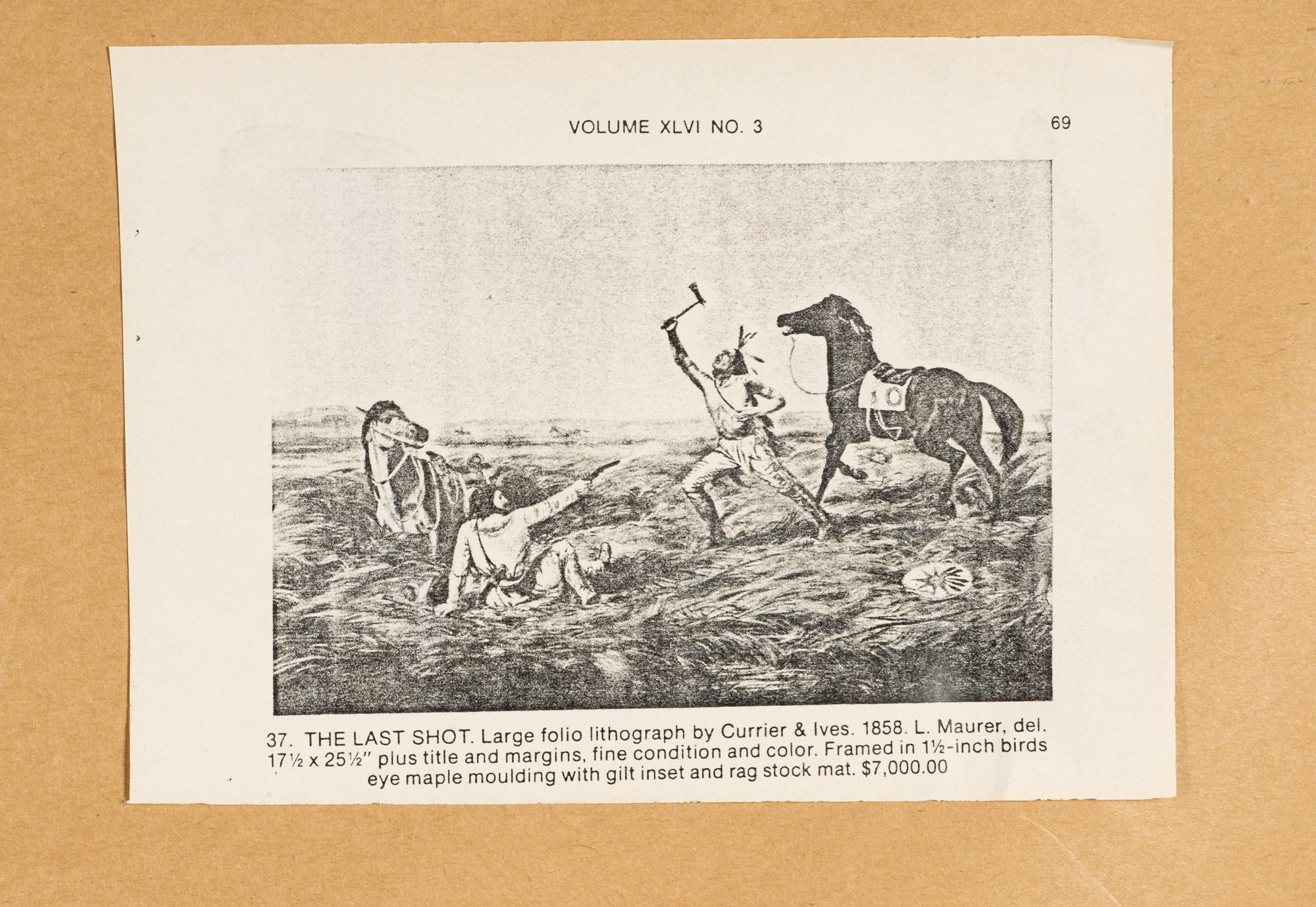 CURRIER and IVES, publishers -- After Louis Maurer