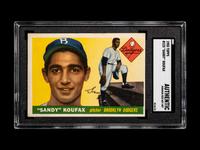 A 1955 Topps Sandy Koufax Rookie Baseball Card No. 123 (SGC Authentic)
