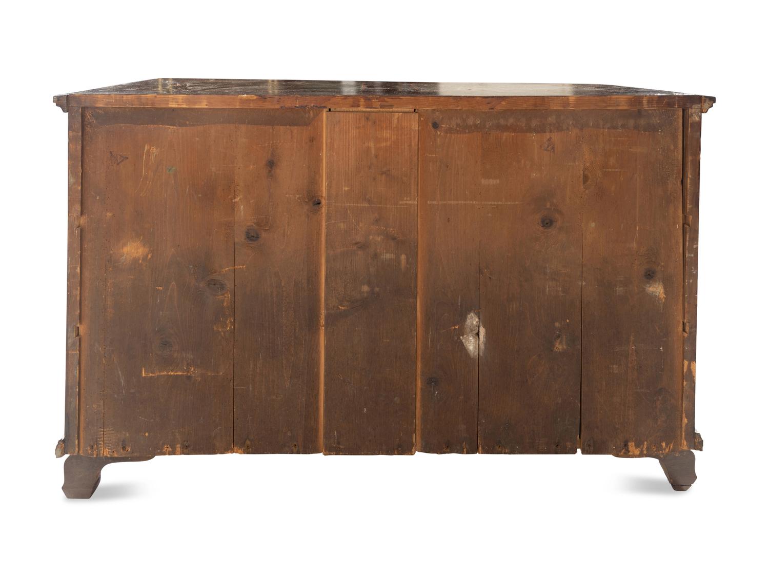 A North European Painted Chest of Drawers