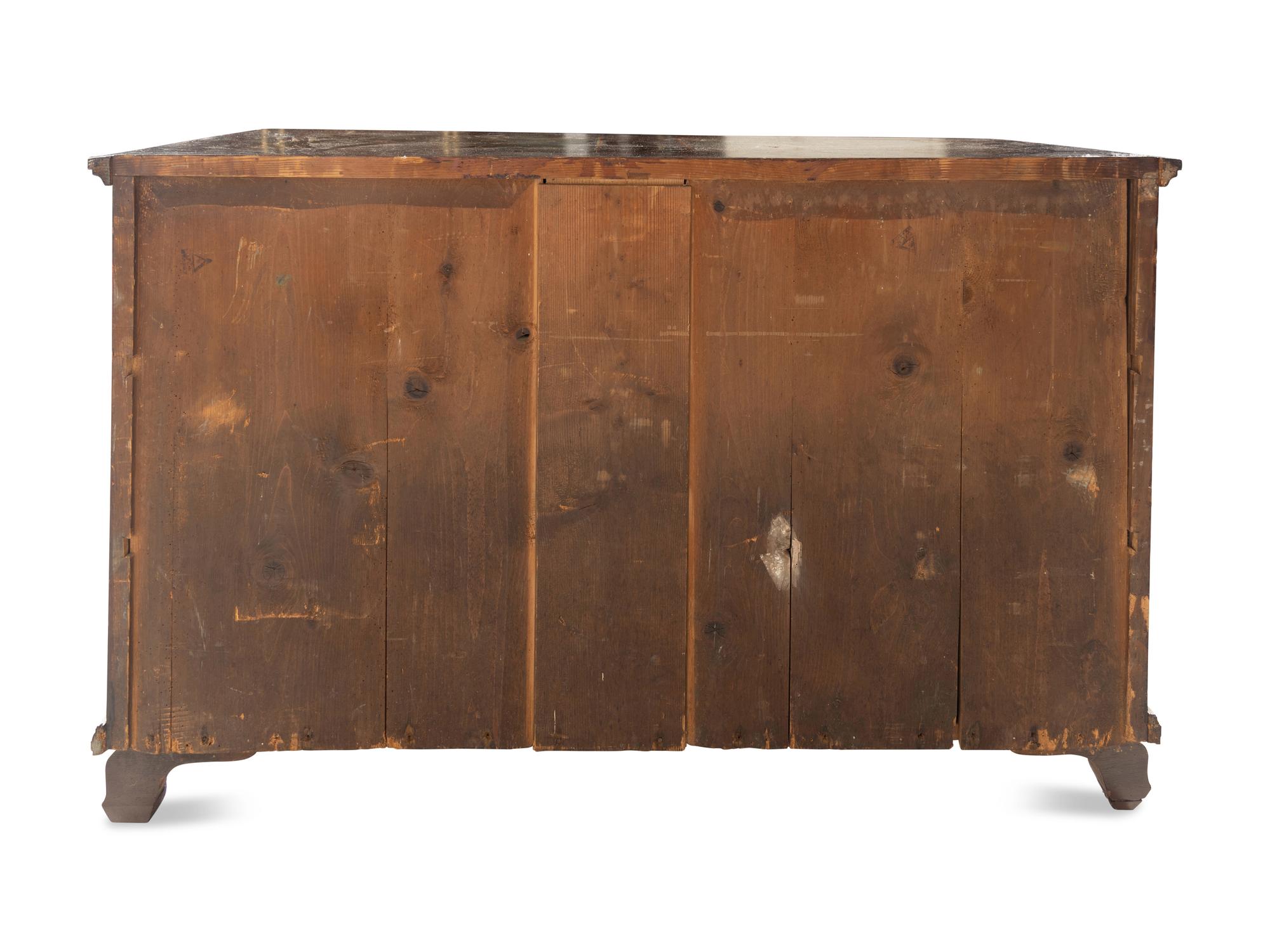 A North European Painted Chest of Drawers