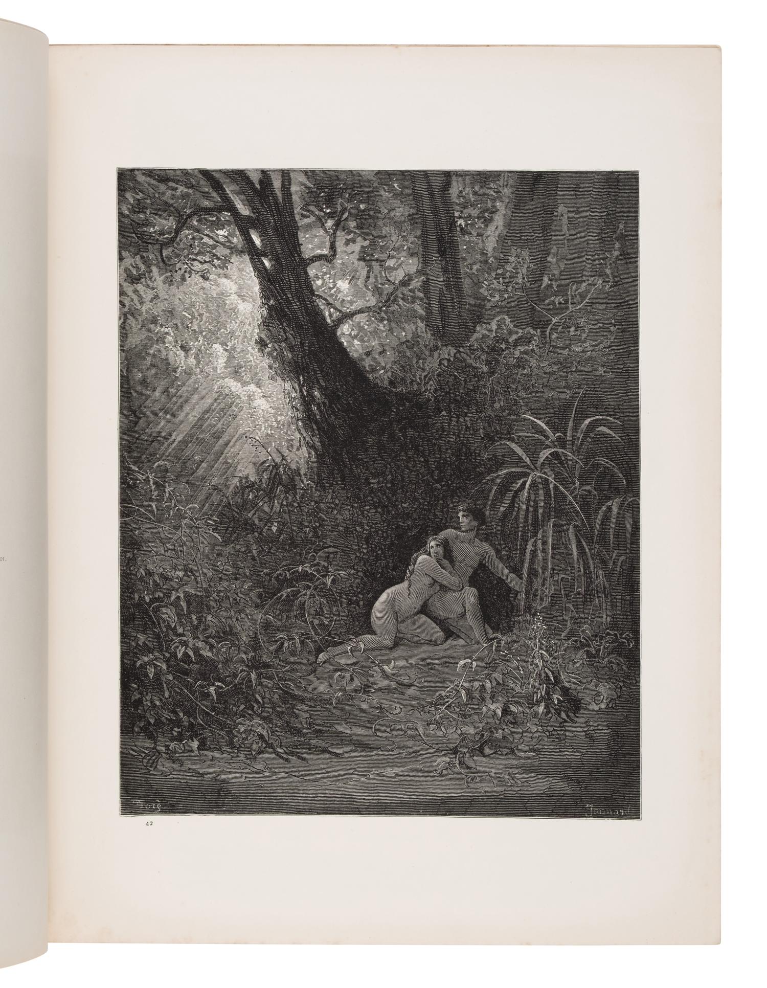 [Doré, Gustave (1832-1883), illustrator]. -- Milton, John (1608-1674). Milton's Paradise Lost . London, Paris & New York: Cassell, Petter, Galpin & Co., n.d. [ca. 1883].