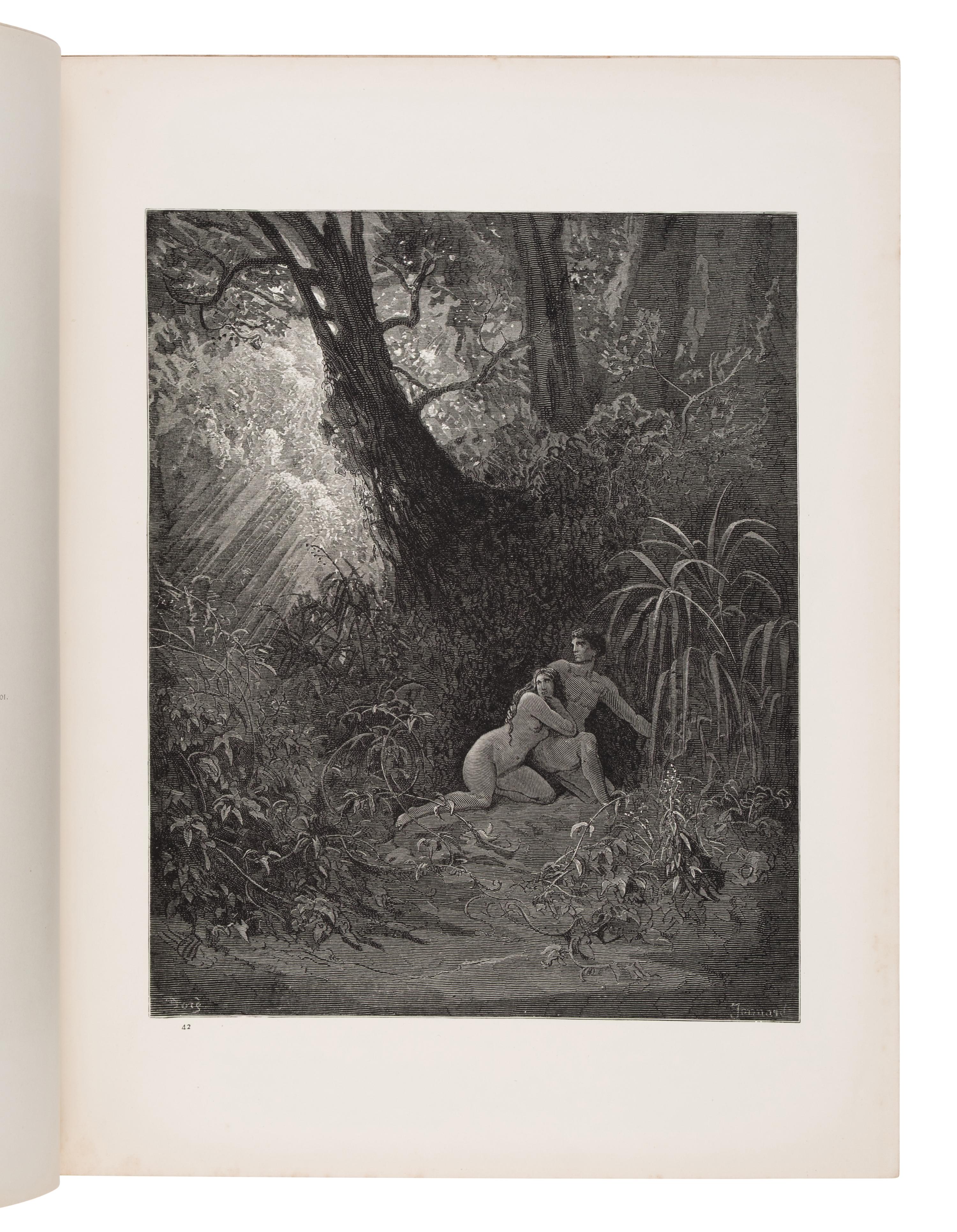 [Doré, Gustave (1832-1883), illustrator]. -- Milton, John (1608-1674). Milton's Paradise Lost . London, Paris & New York: Cassell, Petter, Galpin & Co., n.d. [ca 1883].