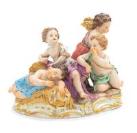 A Meissen Porcelain Figural Group