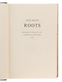 HALEY, Alex (1921-1992). Roots: The Saga of an American Family. Garden City: Doubleday & Company, Inc., 1976.