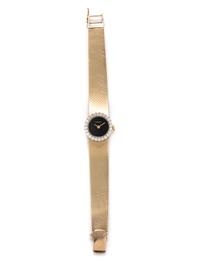 CHARTERHOUSE, CRESAUX, 14K YELLOW GOLD AND DIAMOND WRISTWATCH