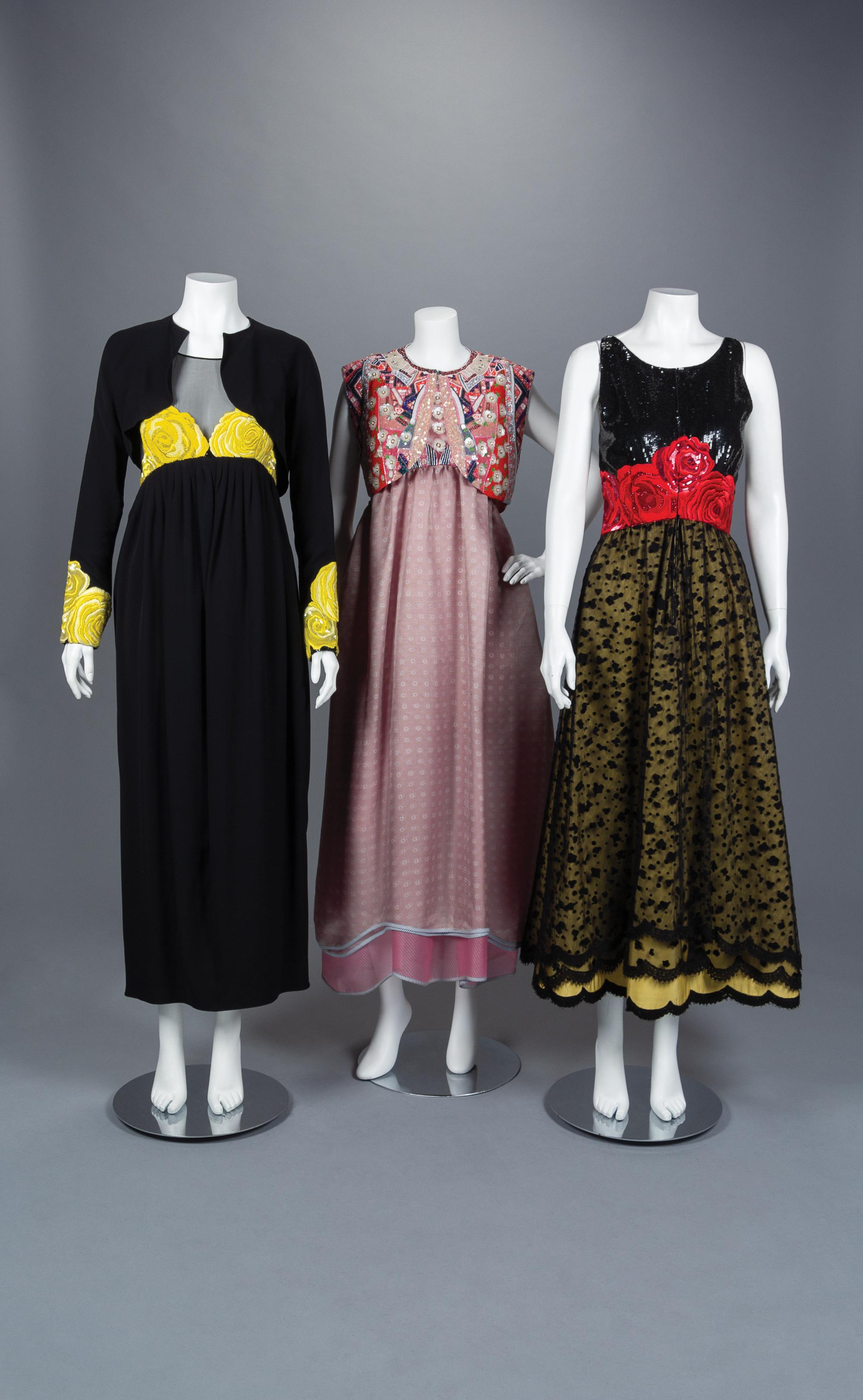 Three Geoffrey Beene Dresses, Spring 1989