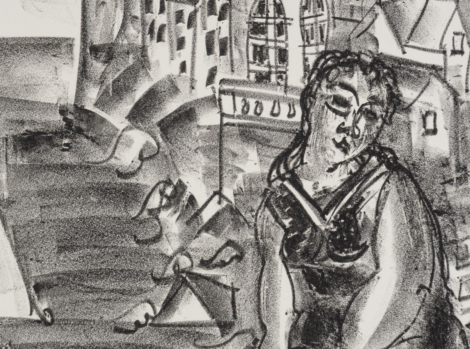 Baigneuse devant un port (Sainte-Adresse) (Bather at a port [Sainte-Adresse]) , c. 1920