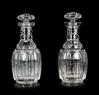 Two Waterford Glass Decanters