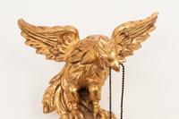 A Pair of Regency Style Giltwood Two-Light Sconces