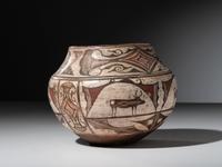 Zuni Polychrome Pottery Jar