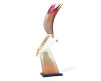 Abstract Sculpture with Polychrome Design, 1989