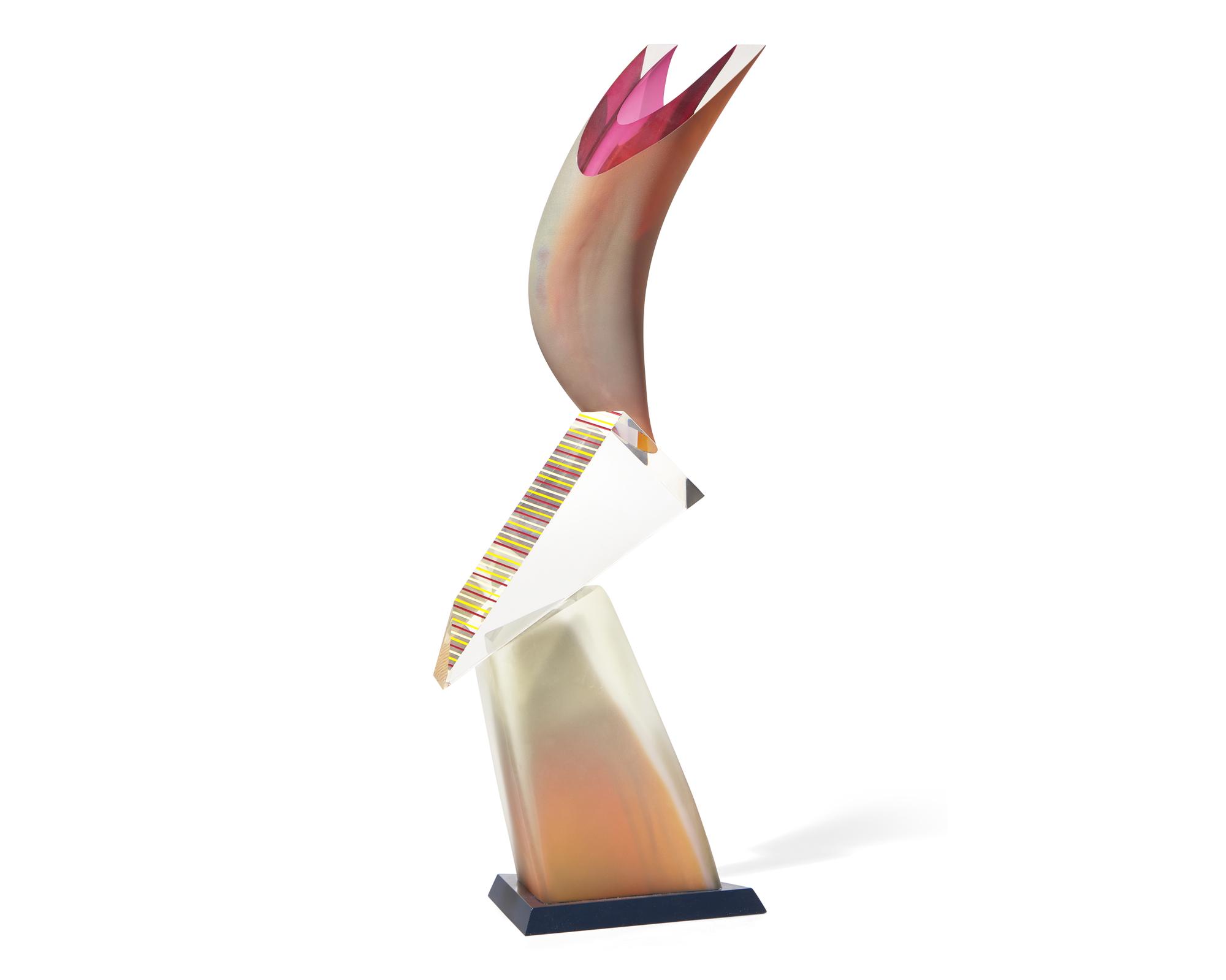Abstract Sculpture with Polychrome Design, 1989