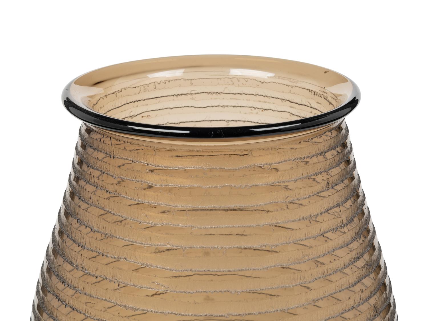 A Daum Acid-Etched Glass Vase