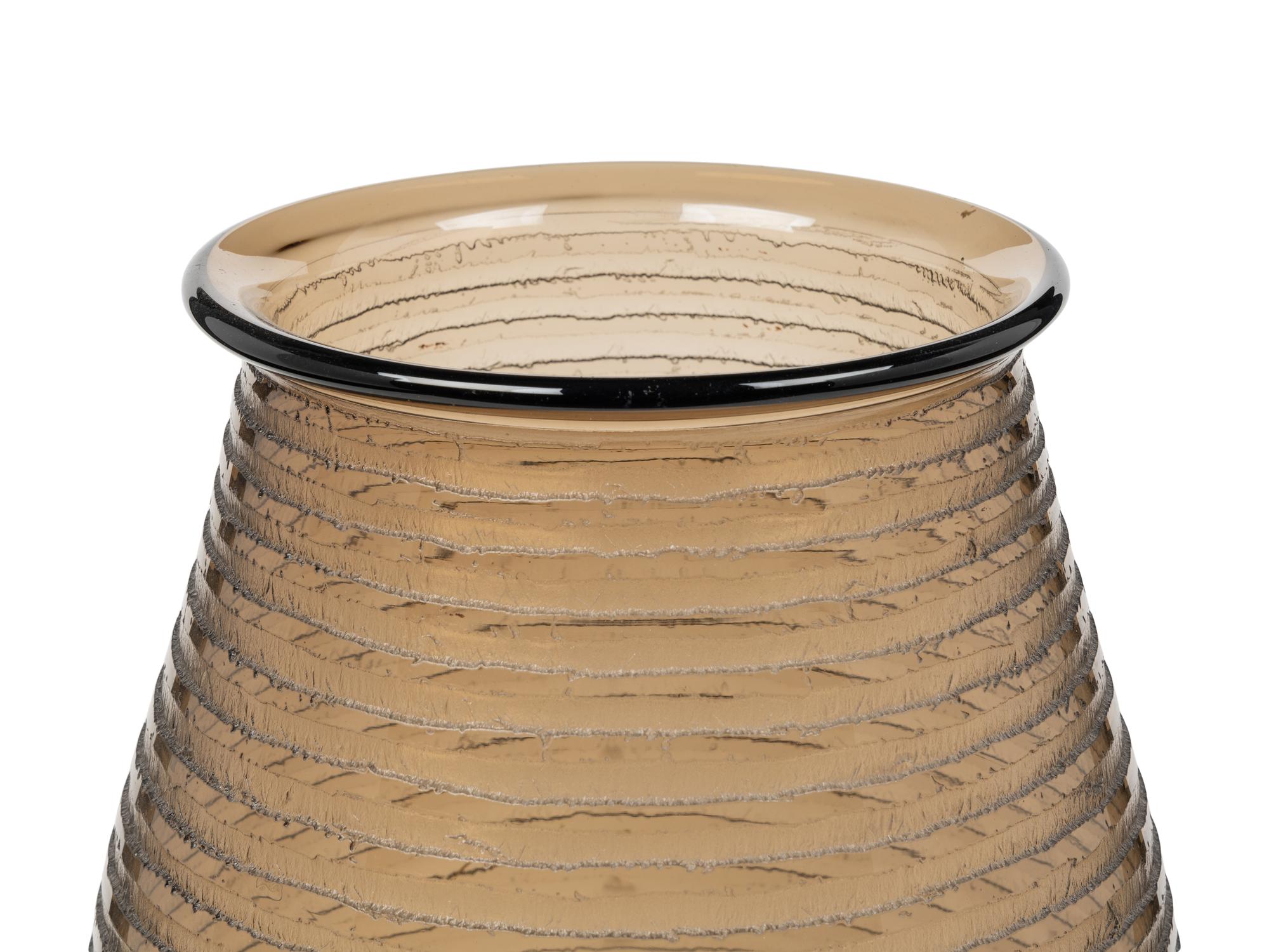 A Daum Acid-Etched Glass Vase