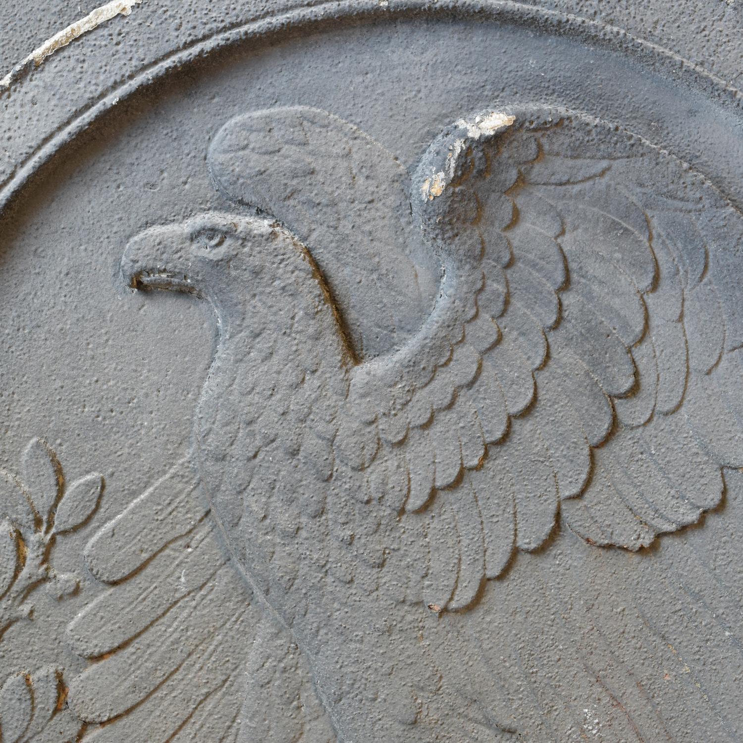 A Cast Stone Eagle Panel 48" W x 6" D x 28.5" H — United States, Early 20th Century