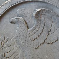 A Cast Stone Eagle Panel 48" W x 6" D x 28.5" H — United States, Early 20th Century