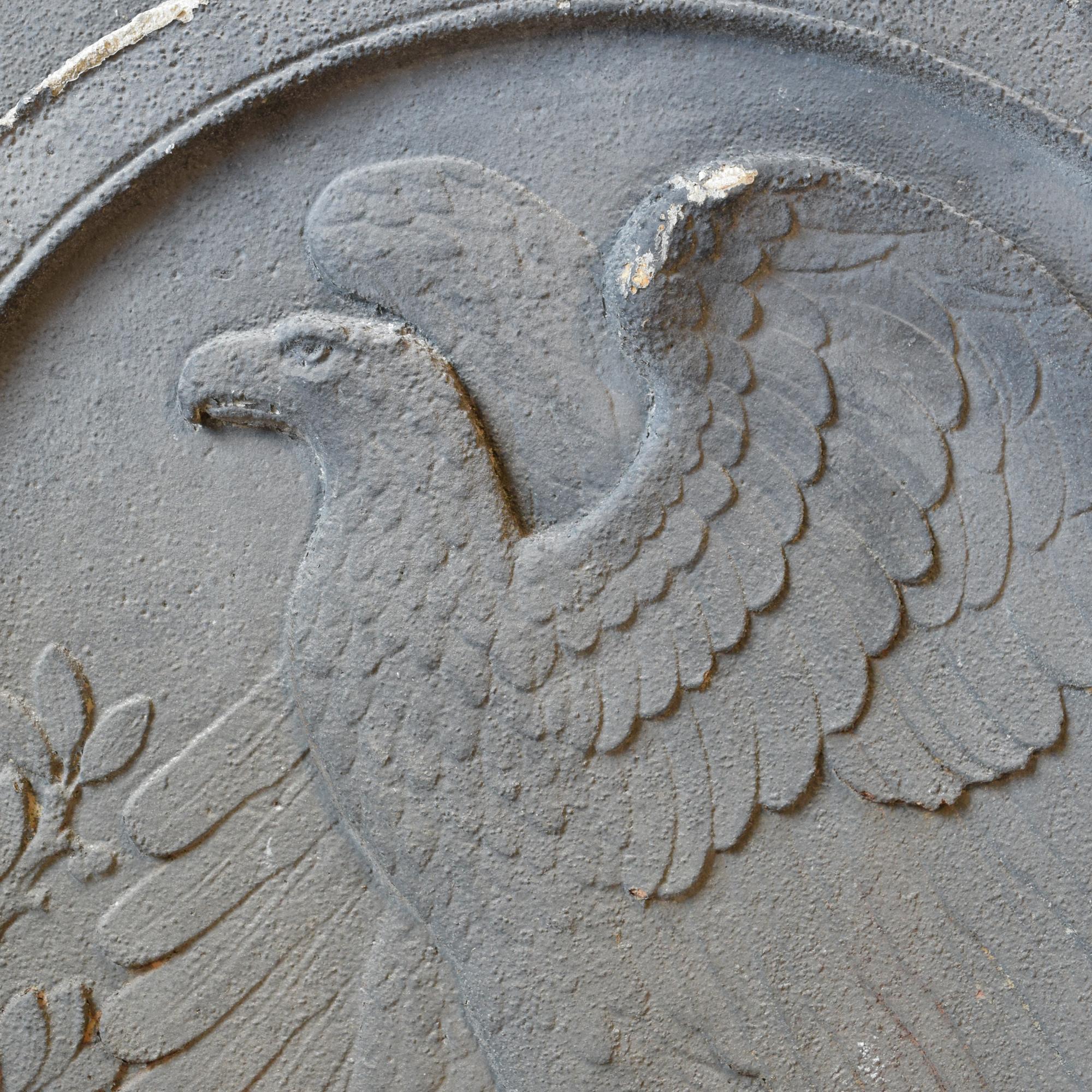 A Cast Stone Eagle Panel 48" W x 6" D x 28.5" H — United States, Early 20th Century
