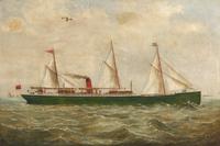 Richard Dodd Widdas (English, 1826-1885), A Portrait of the S.S. Romeo