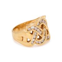YELLOW GOLD AND DIAMOND RING
