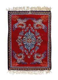 A Nain Wool and Silk Rug