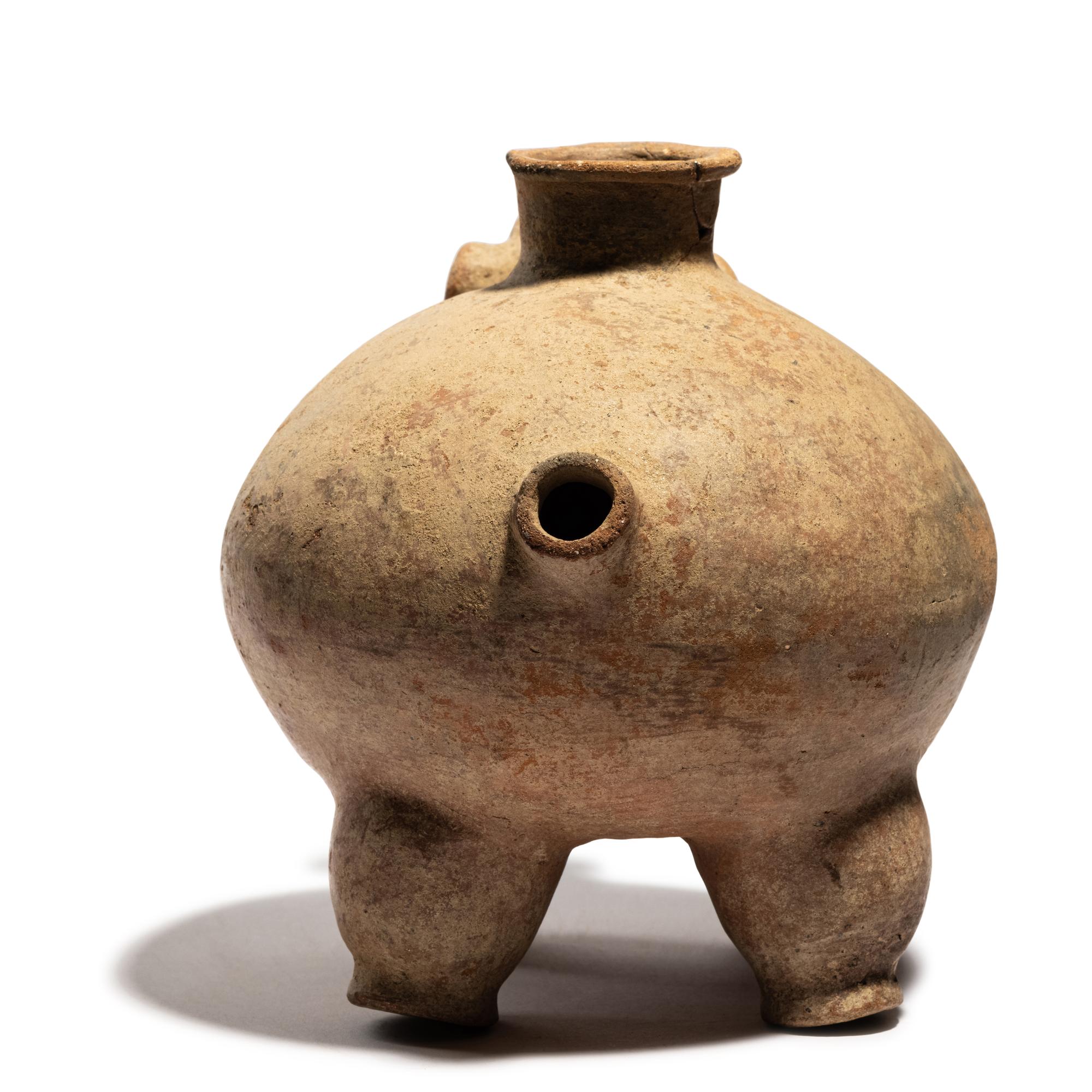A Tairona Effigy Vessel in the Shape of a Turtle