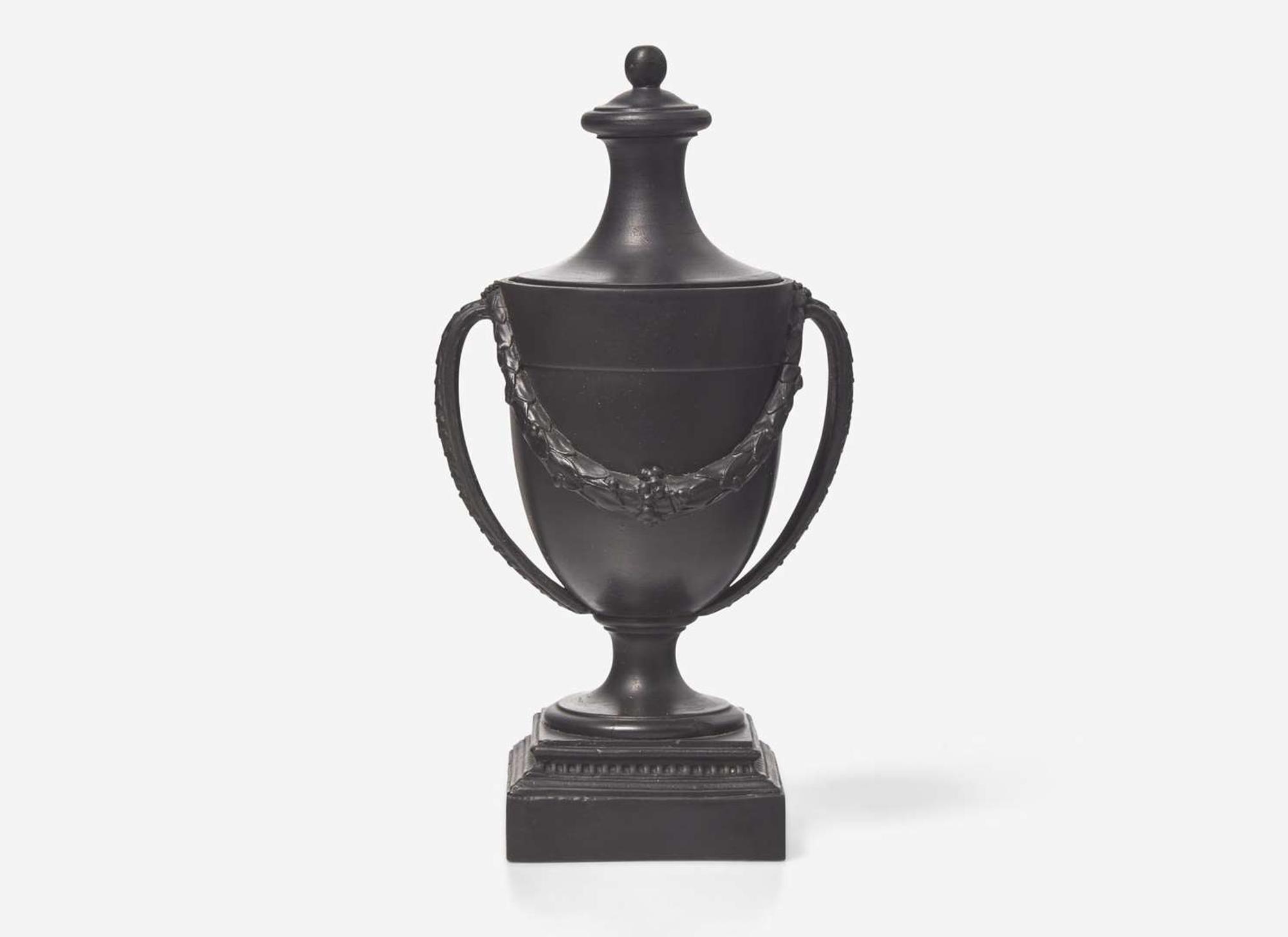 A Wedgwood & Bentley Black Basalt Cassolette, UK, 1770s
