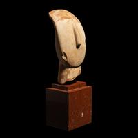 A Cycladic Style Marble Head