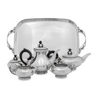 An American Silver Six-Piece Tea and Coffee Service