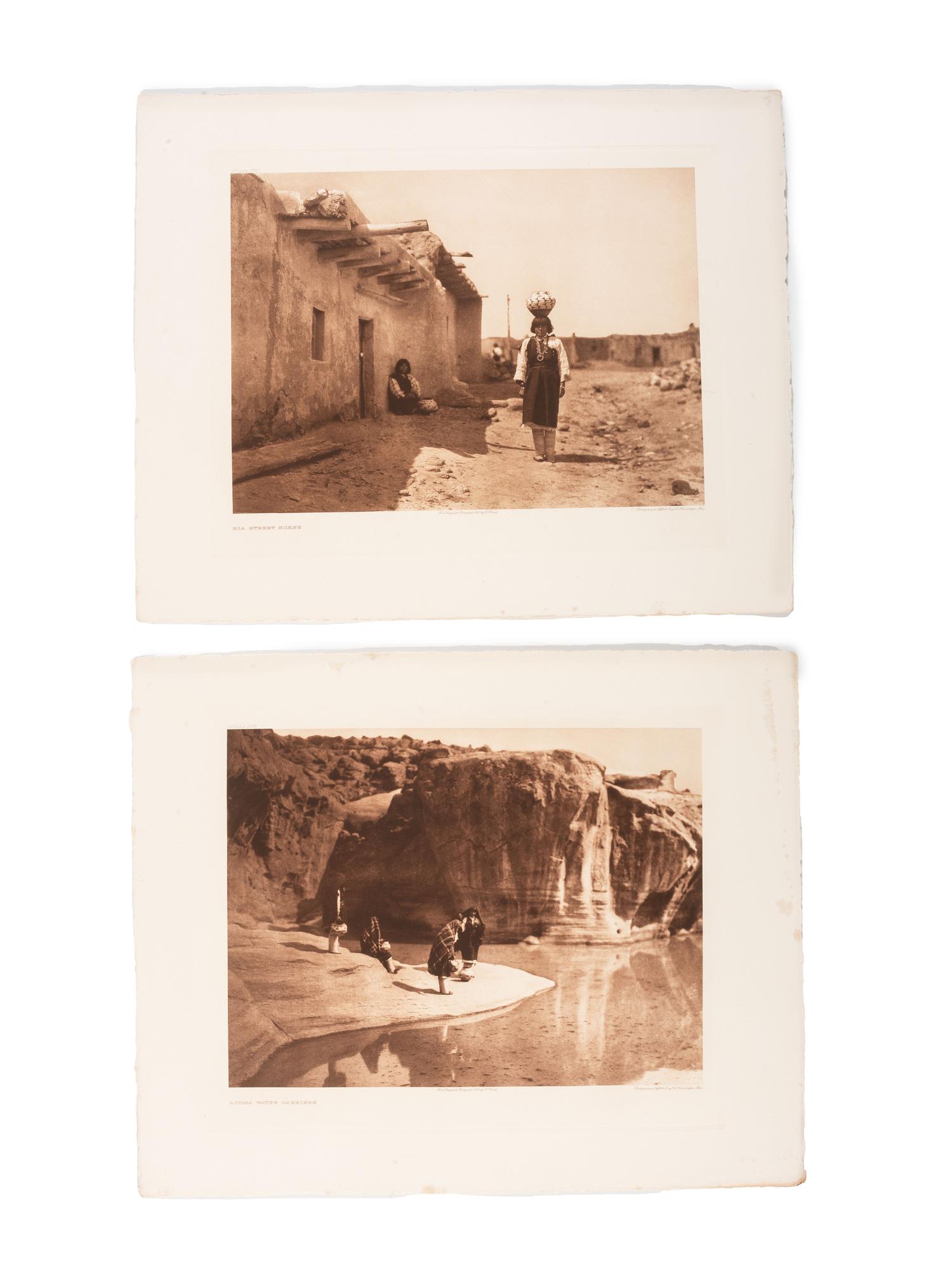 CURTIS, Edward S. (1868-1952). Complete Portfolio XVI of 36 photogravures from The North American Indian .