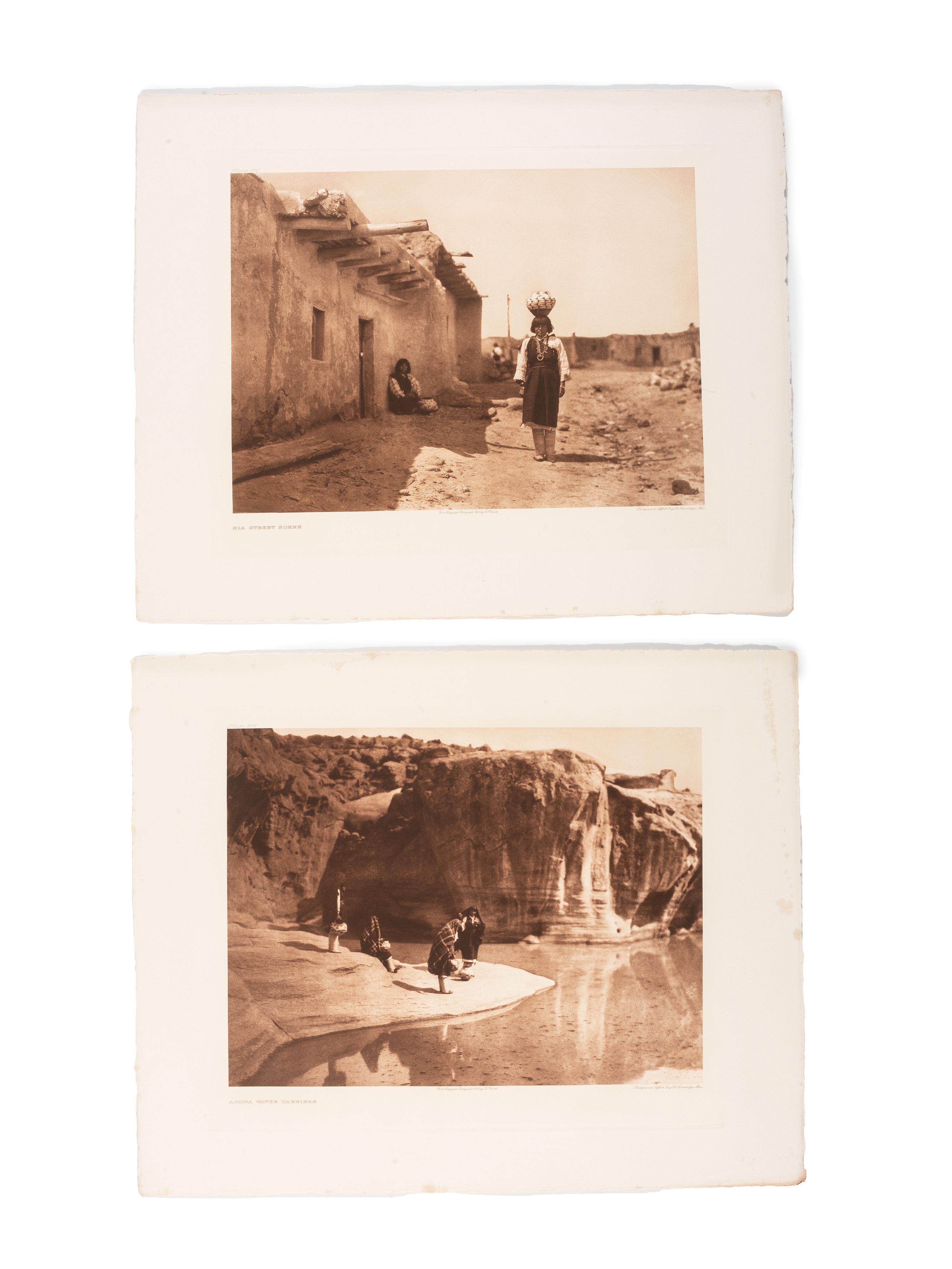 CURTIS, Edward S. (1868-1952). Complete Portfolio XVI of 36 photogravures from The North American Indian .